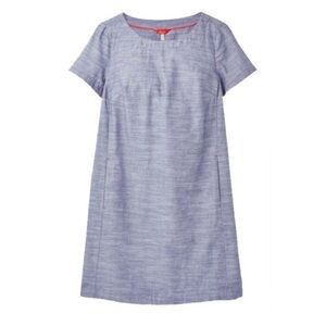 Joules Chambray Fifi Shift Dress Size 8
